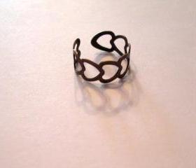 Heart Wrap Ring - Adjustable